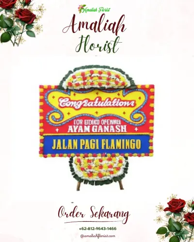 Bunga Papan Congratulation di Pisangan
